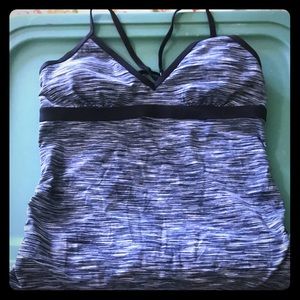 Athleta black and tankini